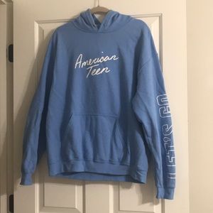 KHALID MERCH AMERICAN TEEN SWEATSHIRT LIGHT BLUE